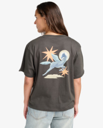 1 Pegasus - Short Sleeve T-Shirt for Women Black EVJZT00165 RVCA