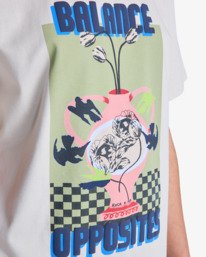 2 Antonia Figueiredo Twin Tulips Easy - Short Sleeve T-Shirt for Women Beige EVJZT00167 RVCA