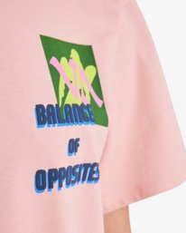 2 Antonia Figueiredo Love Birds Easy - Short Sleeve T-Shirt for Women Pink EVJZT00168 RVCA