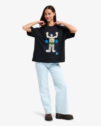 3 Antonia Figueiredo Bonhomme Oversized - Oversized T-Shirt for Women Black EVJZT00169 RVCA