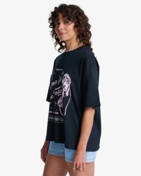 1 Easy Oversized - Oversized T-Shirt for Women Black EVJZT00173 RVCA
