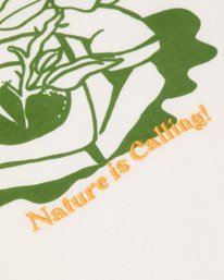 8 Nature Calling Easy Blanc EVJZT00182 RVCA