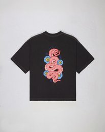 5 Dalas Snake Oversized Schwarz EVJZT00190 RVCA