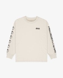 4 Dalas Skull Oversized Beige EVJZT00191 RVCA