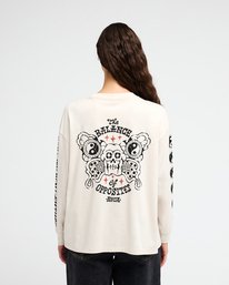 2 Dalas Skull Oversized Beige EVJZT00191 RVCA