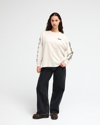 1 Dalas Skull Oversized Beige EVJZT00191 RVCA