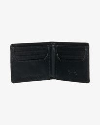 1 Coin Flip - Bi-Fold Wallet for Men Black EVYAA03001 RVCA