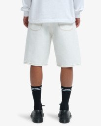 3 Skate - Denim-Shorts für Männer Weiss EVYDS03000 RVCA
