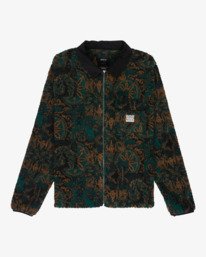 0 Walker Sherpa - Veste chaude en polaire pour Homme Vert EVYFT00107 RVCA