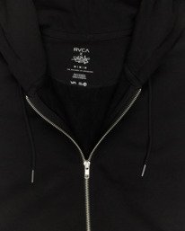 3 Vhils - Hoodie mit durchgehendem Reißverschluss für Männer Schwarz EVYFT00116 RVCA