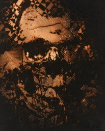 4 Vhils - Hoodie mit durchgehendem Reißverschluss für Männer Schwarz EVYFT00116 RVCA