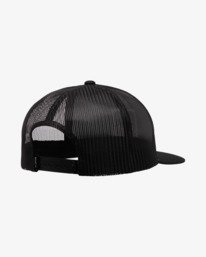 3 Va All The Way - Bon&eacute; Trucker para Homem Preto EVYHA03016 RVCA