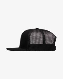 1 Va All The Way - Bon&eacute; Trucker para Homem Preto EVYHA03016 RVCA