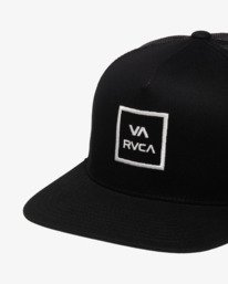 2 Va All The Way - Bon&eacute; Trucker para Homem Preto EVYHA03016 RVCA