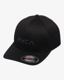 0 RVCA Flex Fit Black EVYHA03021 RVCA