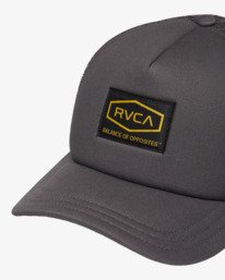 2 Dayshift Foamy - Truckerkappe f&uuml;r M&auml;nner Schwarz EVYHA03022 RVCA