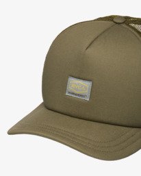 2 Dayshift Foamy - Truckerkappe f&uuml;r M&auml;nner Gr&uuml;n EVYHA03022 RVCA