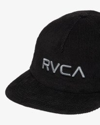 2 Big RVCA - Snapback-Cap f&uuml;r M&auml;nner Schwarz EVYHA03023 RVCA