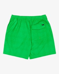 7 Judgement Elastic 18" - Hybrid Boardshorts for Men Green EVYHY03001 RVCA