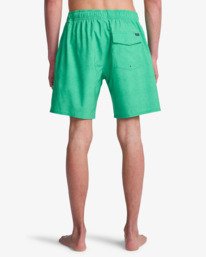 4 Judgement Elastic 18" - Hybrid Boardshorts for Men Green EVYHY03001 RVCA