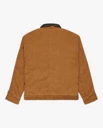 1 Post Dayshift Cord - Jacket With Flannel Lining for Men Brown EVYJK00101 RVCA