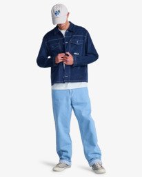 6 Antonia Figueiredo - Corduroy Jacket for Men Blue EVYJK00102 RVCA