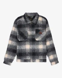 0 Dayshift Zip Flannel - Jackets for Men Black EVYJK00103 RVCA