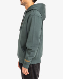 2 Desert Cuts - Pullover con cappuccio da Uomo Green EVYSF00120 RVCA