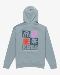 1 Mosaic - Sweat à capuche pour Homme Gris EVYSF00123 RVCA