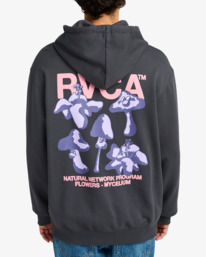 3 Natural Network - Sudadera con capucha para Hombre Negro EVYSF00126 RVCA