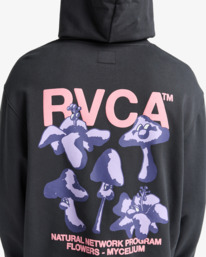 6 Natural Network - Sudadera con capucha para Hombre Negro EVYSF00126 RVCA