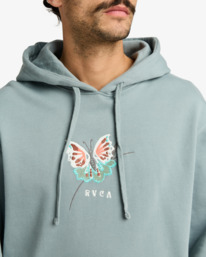 5 Scorched - Pullover Hoodie for Men Gray EVYSF00127 RVCA