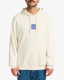 2 Hibiscus Stamp - Sweat à capuche pour Homme Blanc EVYSF00130 RVCA