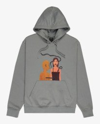 0 Youre Still There - Sweat à capuche pour Homme Gris EVYSF00132 RVCA