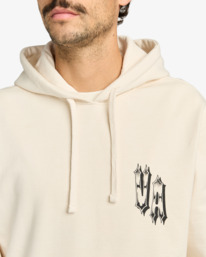 2 All Seeing - Kapuzenpulli für Männer Weiss EVYSF00133 RVCA