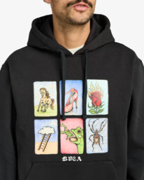 4 Ksl - Kapuzenpulli für Männer Schwarz EVYSF00134 RVCA