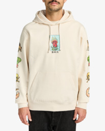 2 Ksl - Sweat à capuche pour Homme Blanc EVYSF00134 RVCA