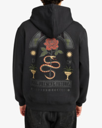 3 Roses Poster - Hoodie for Men Black EVYSF00135 RVCA