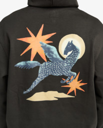 4 Pegasus - Hoodie for Men Black EVYSF00137 RVCA