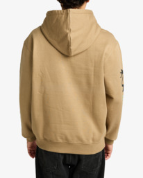 3 Deep Think - Hoodie for Men Beige EVYSF00138 RVCA