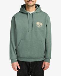 2 Flower Balance - Sweat pour Homme Vert EVYSF00139 RVCA