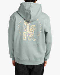 3 Balance Tiger - Sweat à capuche pour Homme Gris EVYSF00140 RVCA