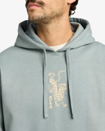4 Balance Tiger - Sweat à capuche pour Homme Gris EVYSF00140 RVCA