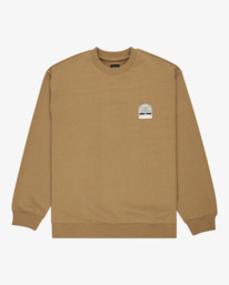 0 Palm Crest - Sweatshirt for Men Beige EVYSF00141 RVCA