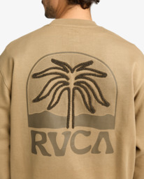 5 Palm Crest - Sweatshirt for Men Beige EVYSF00141 RVCA