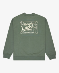 1 Lucky You - Sweatshirt for Men Green EVYSF00142 RVCA