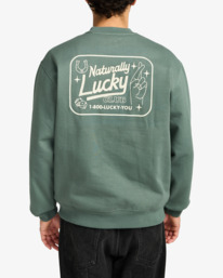3 Lucky You - Sweatshirt for Men Green EVYSF00142 RVCA