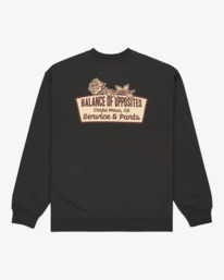 1 Rose Sign - Sweatshirt für Männer Schwarz EVYSF00143 RVCA