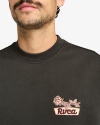 4 Rose Sign - Sweatshirt für Männer Schwarz EVYSF00143 RVCA
