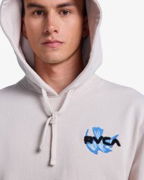 5 Antonia Figueiredo Love Birdsie - Kapuzenpulli f&uuml;r M&auml;nner Grau EVYSF00146 RVCA